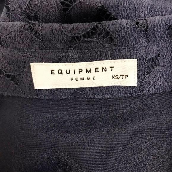 Equipment Femme Brett Floral Lace Shirtdress XS - Picture 8 of 8